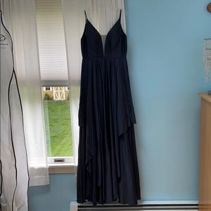 Slate Grey Timeless Prom/Maxi Dress